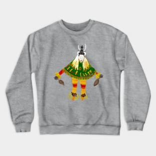 Zaouli The Impossible Traditional Ethnic Dance from Ivory Coast Africa Gift Crewneck Sweatshirt